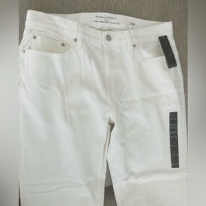 NWT Banana Republic white jeans Men’s